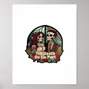 Valentineser tills döden gör oss till del Classic Poster