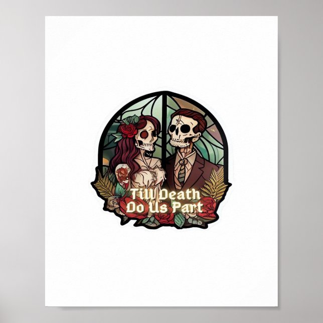 Valentineser tills döden gör oss till del Classic Poster (Framsidan)