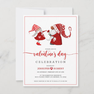Valentineser, typografi och gnomer tack kort