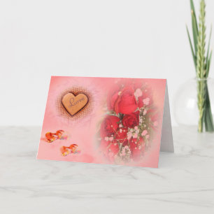 Valentineskärlekkort Helgkort