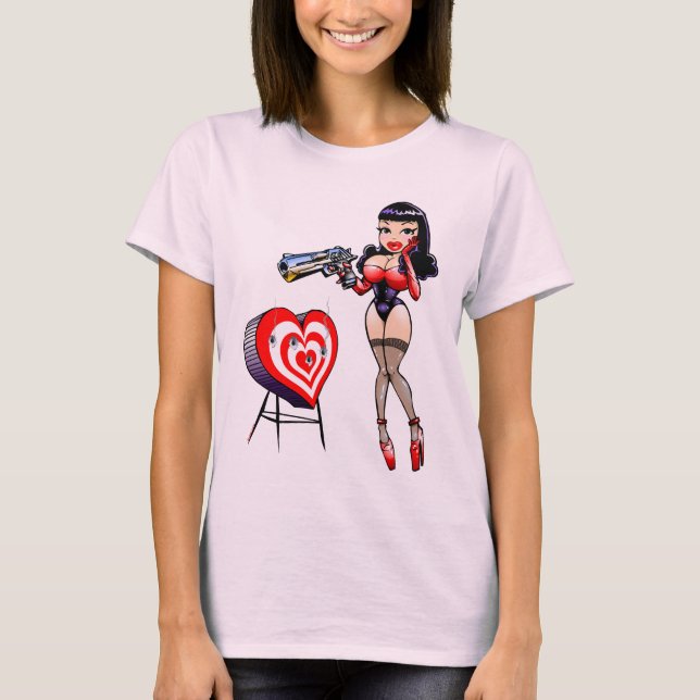 Valentineskärlekmen Tee Shirt (Framsida)