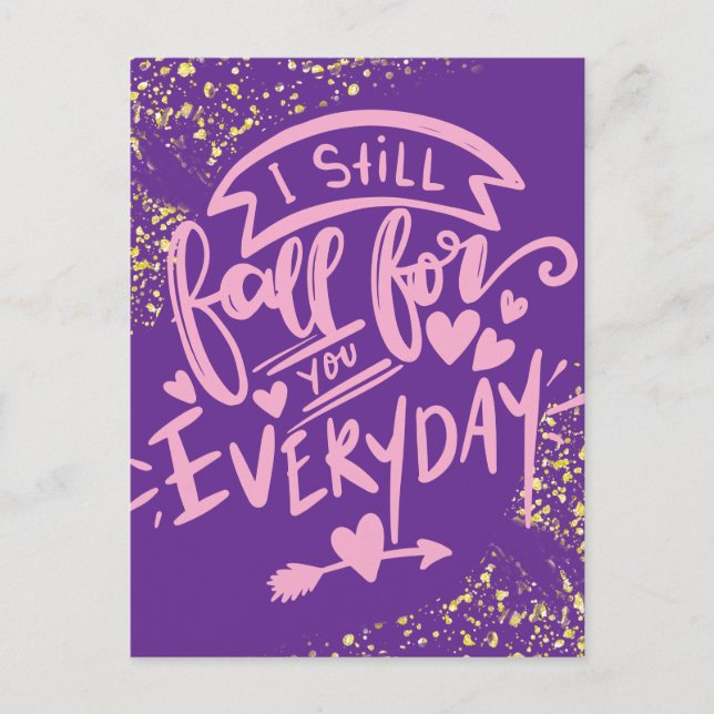 Valentiness fängelset Avstånd Lila B Helg Vykort (Framsida)