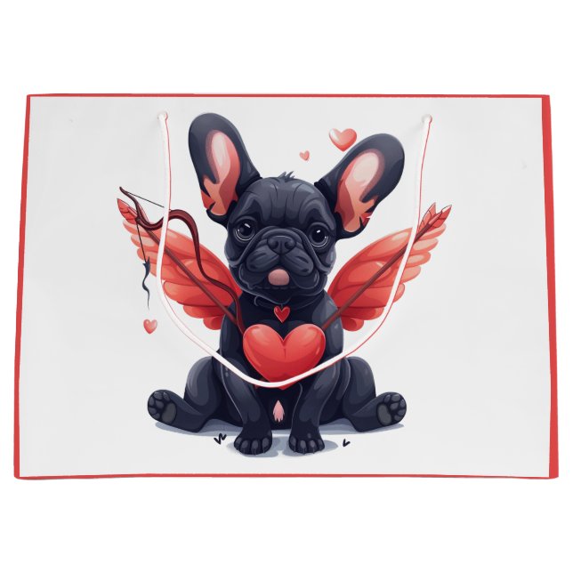 Valentiness Fransk Bulldog Cupid (Framsidan)
