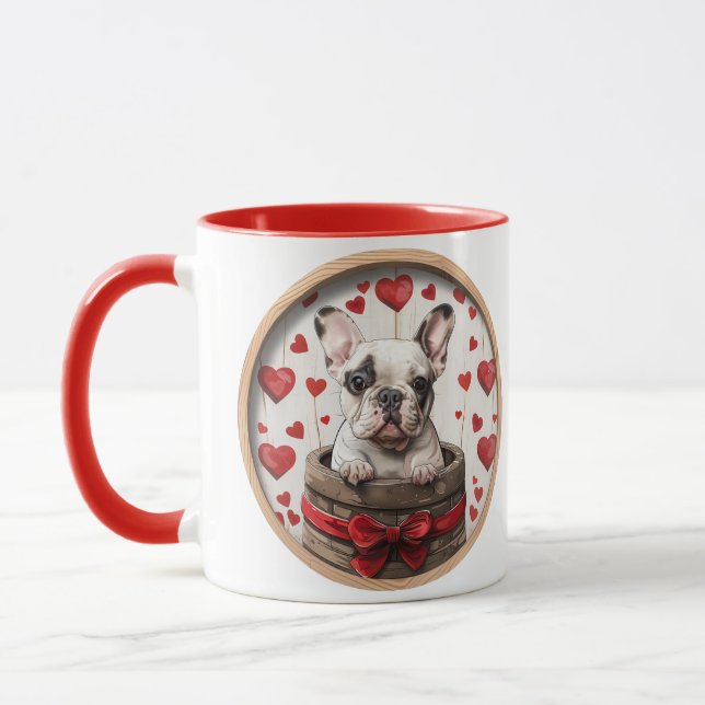 Valentiness Fransk Bulldog Mugg (Vänster)