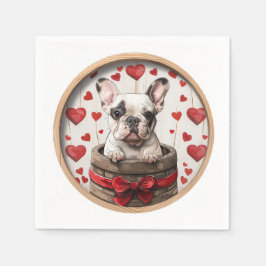 Valentiness Fransk Bulldog Pappersservett