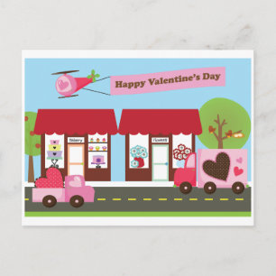 Valentingatavykort Helg Vykort
