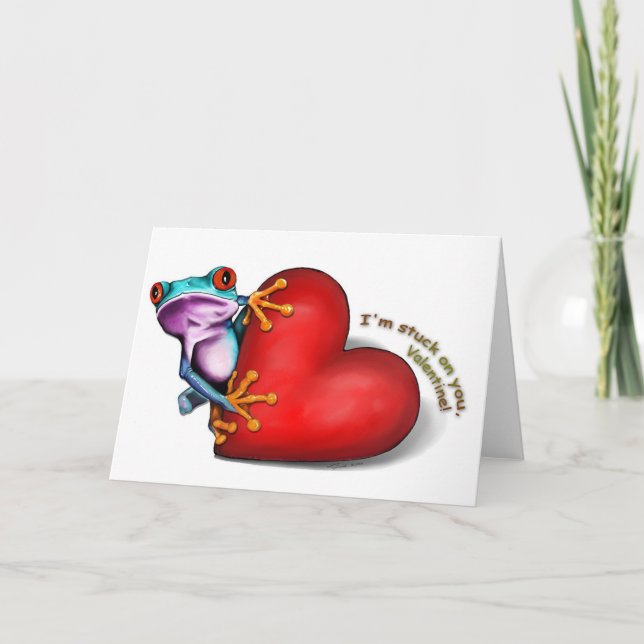 valentingrodakort helgkort (Framsida)