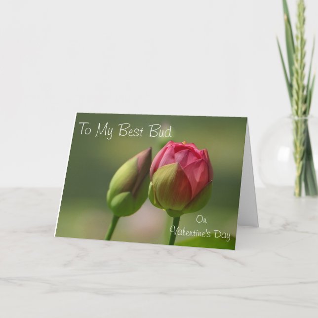 Valentinhälsningar för vänner helgkort (Framsida)