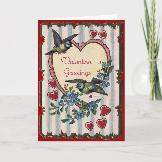 Valentinhälsningar Helgkort (Framsida)