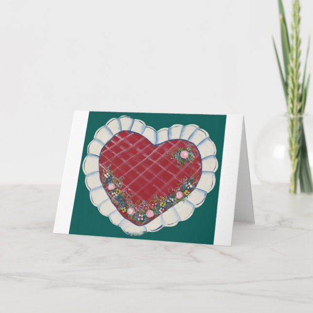 Valentinhjärta Helgkort (Framsida)