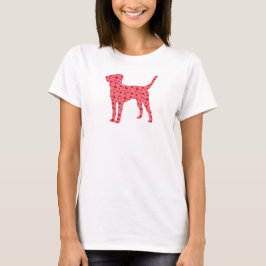 ValentinhjärtaLabrador Retriever Tee Shirt