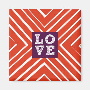 ValentinKÄRLEKBullseye Magnet