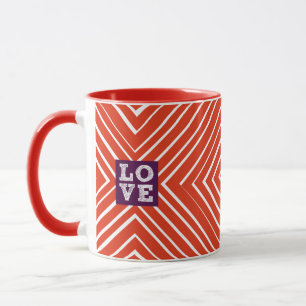 ValentinKÄRLEKBullseye Mugg