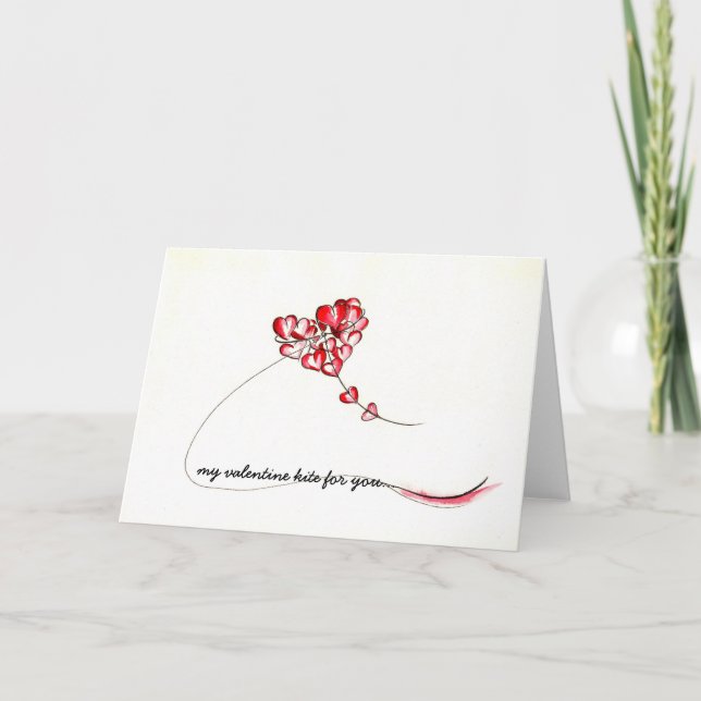 Valentinkärlekdraken för dig Card Helgkort (Framsida)