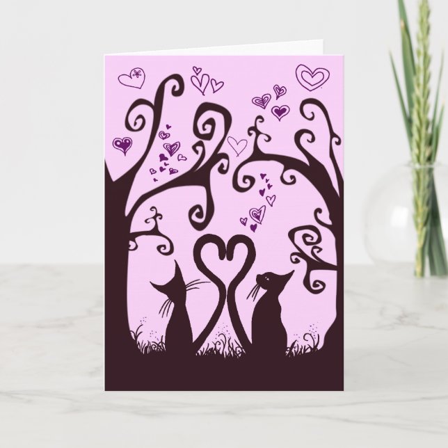 valentinkatter helgkort (Framsida)