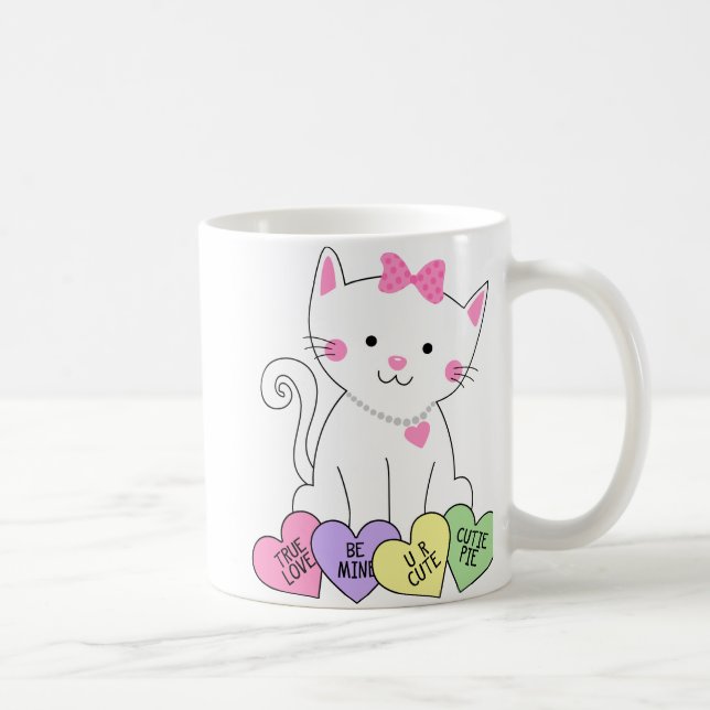 Valentinkattunge Kaffemugg (Höger)