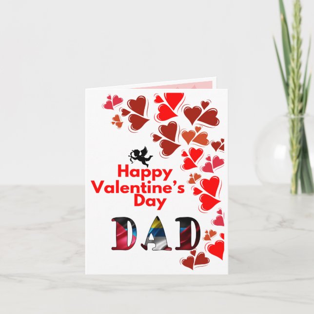 Valentinkort för Pappor (Antigua och Barbados) Kort (Framsida)