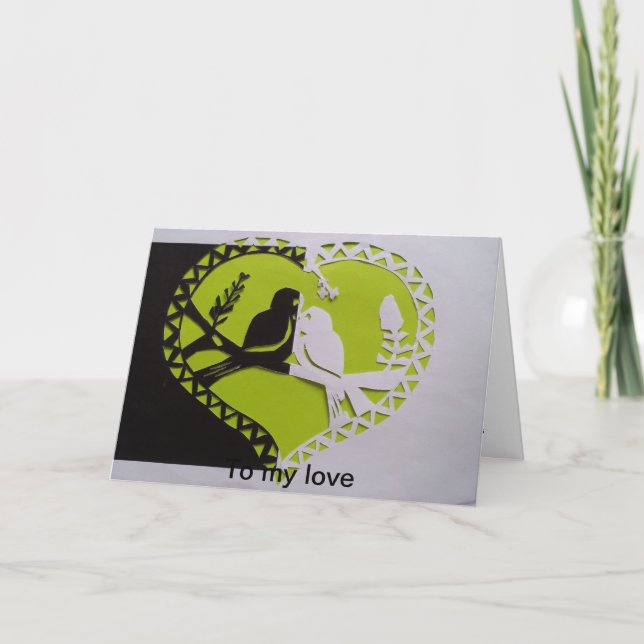 valentinkort helgkort (Framsida)