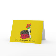 Valentinkort med långsam lutning