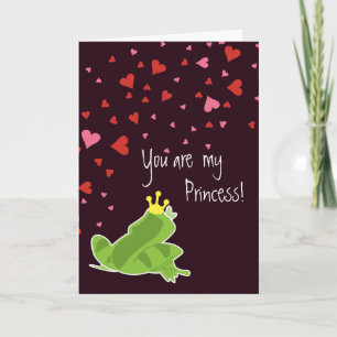 Valentinkortet - du är min prinsessa helgkort