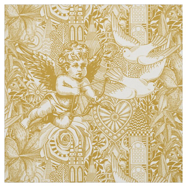 valentinmaximalism guld pearl tyg (Provkarta)