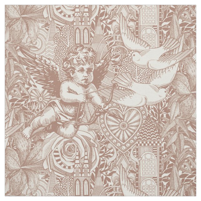 valentinmaximalism mocha mousse cannoli kräm tyg (Provkarta)