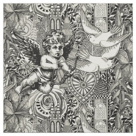 valentinmaximalism svart pärla tyg