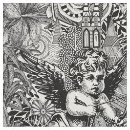 valentinmaximalism svart vitt tyg