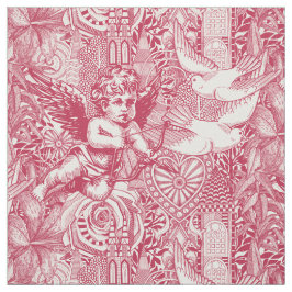 valentinmaximalism viva magenta halv pärla tyg