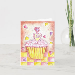 Valentinmuffin Helgkort