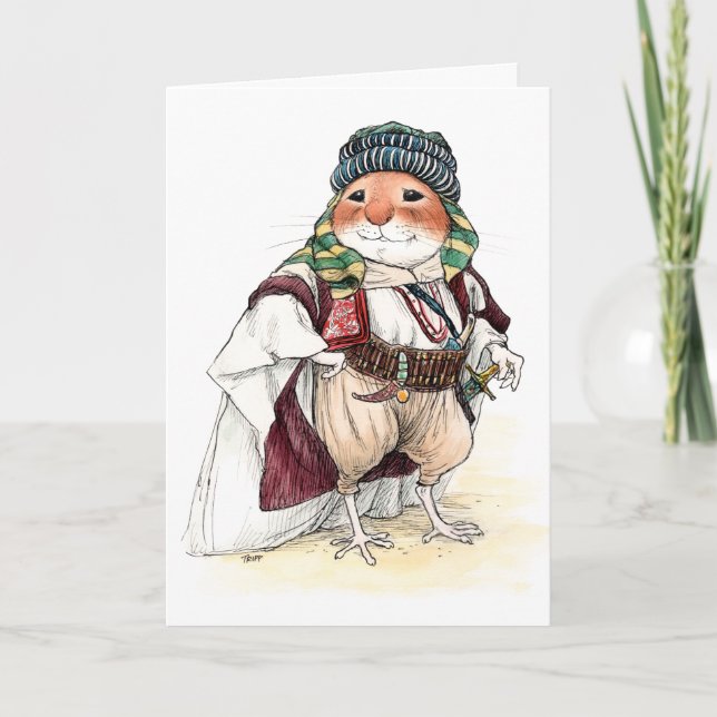 Valentino Mouse-hälsningskort Kort (Framsida)