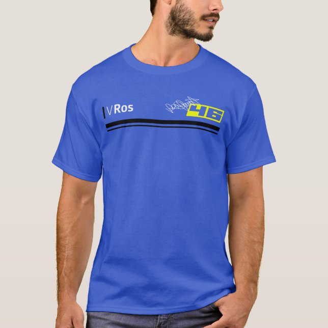Valentino Rossi 46 - MotoGP Legend T Shirt (Framsida)