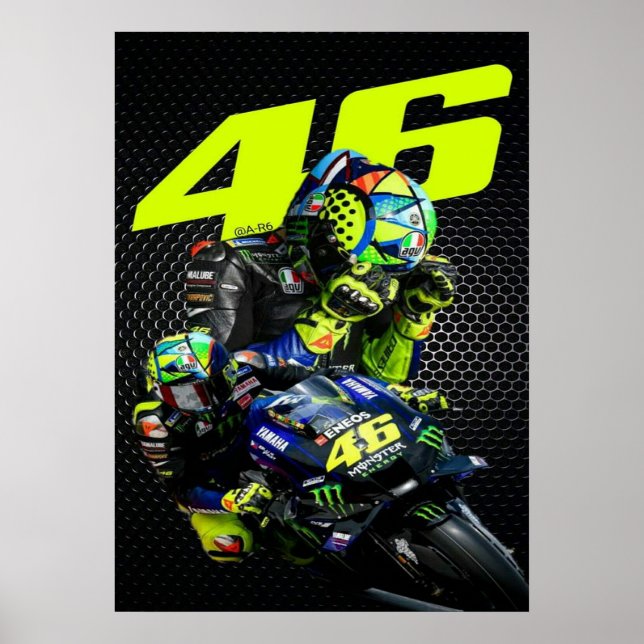 valentino rossi, moto gp legend,    doktorn 46, poster (Framsidan)