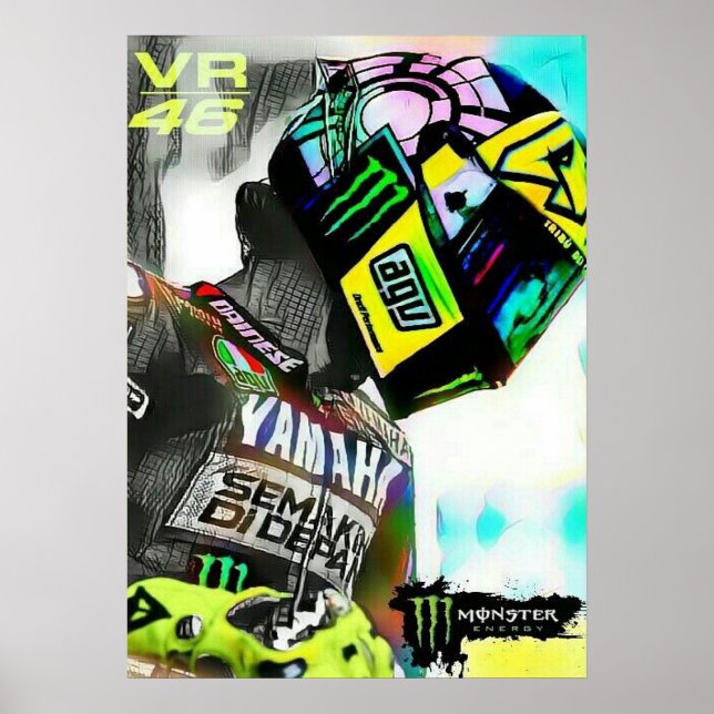 valentino rossi, moto gp legend,    doktorn 46, poster (Framsidan)