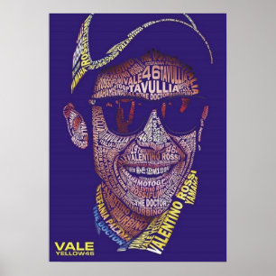 valentino rossi, moto gp legend, doktorn 46, poster