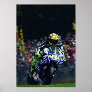 valentino rossi, moto gp legend, doktorn 46, poster