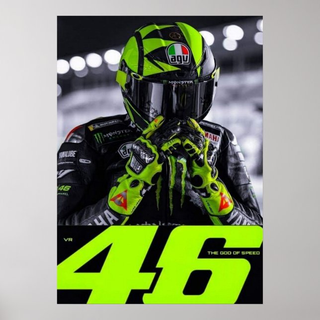 valentino rossi, moto gp legend,    doktorn 46, poster (Framsidan)