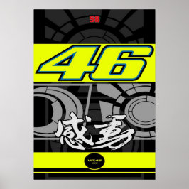 valentino rossi, moto gp legend, the doctor 46, poster