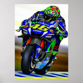 valentino rossi, moto gp legend, the doctor 46, poster