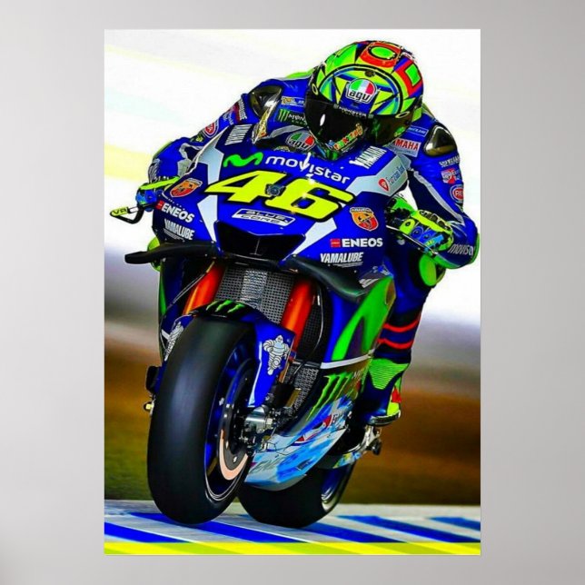 valentino rossi, moto gp legend,    the doctor 46, poster (Framsidan)