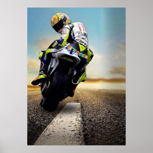 valentino rossi, moto gp legend,    the doctor 46, poster (Framsidan)