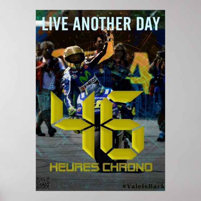 valentino rossi, moto gp legend, the doctor 46, ro poster (Framsidan)