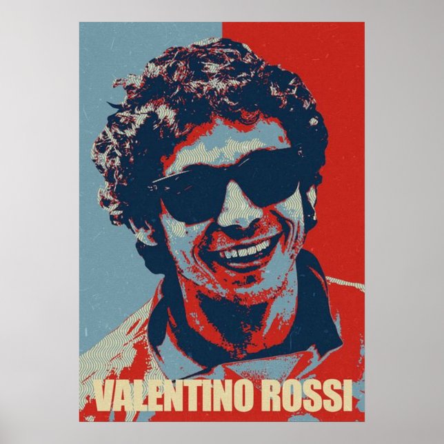 valentino rossi, moto gp legend,      the doctor 4 poster (Framsidan)