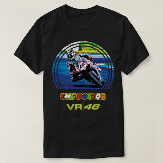 Valentino Rossi Motorcycle GP T Shirt (Design framsida)