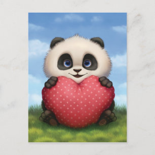 ValentinPanda Helg Vykort