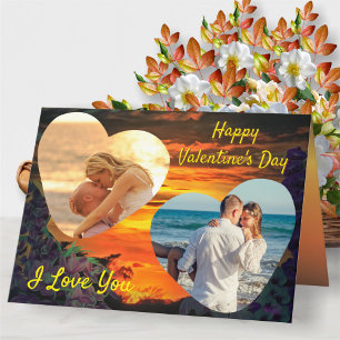 Valentins dag Hearts Sunset 2584 Kort