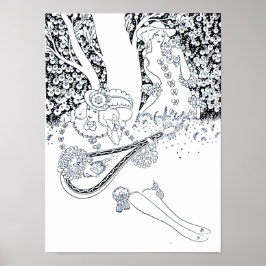 VALENTINS DAG ROMANTIK,RUMÄNT ÄLSKARE I NATUR POSTER