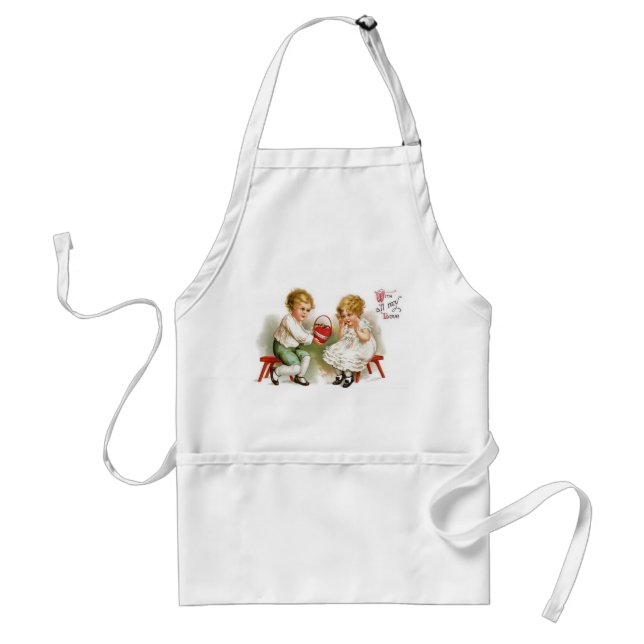 VALENTINS DAGS BEST APRONS - CHEFS - COOK - GIFTS FÖRKLÄDE (Framsidan)
