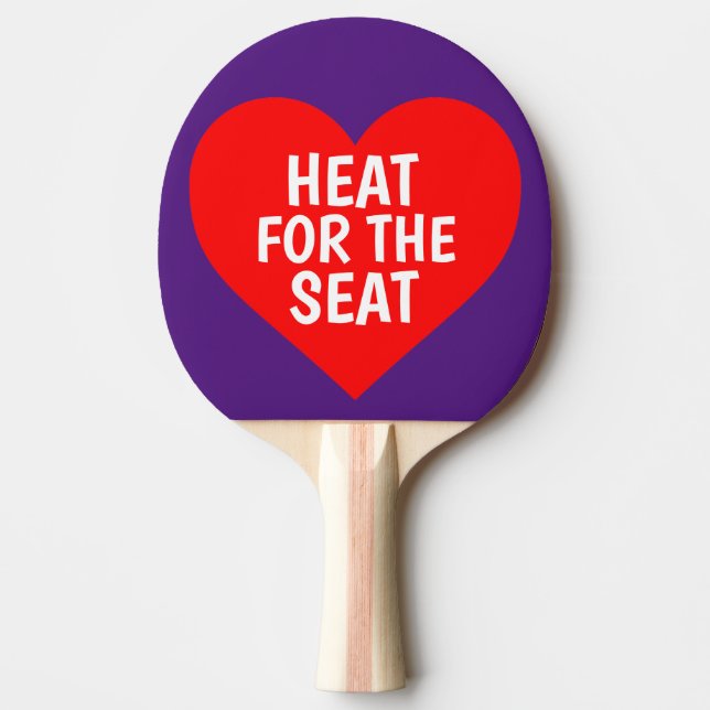 VALENTINS DAGS PING PONG PADDLE FÖR HENNES PADDLE PINGISRACKET (Framsidan)