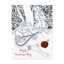 VALENTINS DAGS ROMANTISKA ÄLSKARE RED VAX SEAL HEA